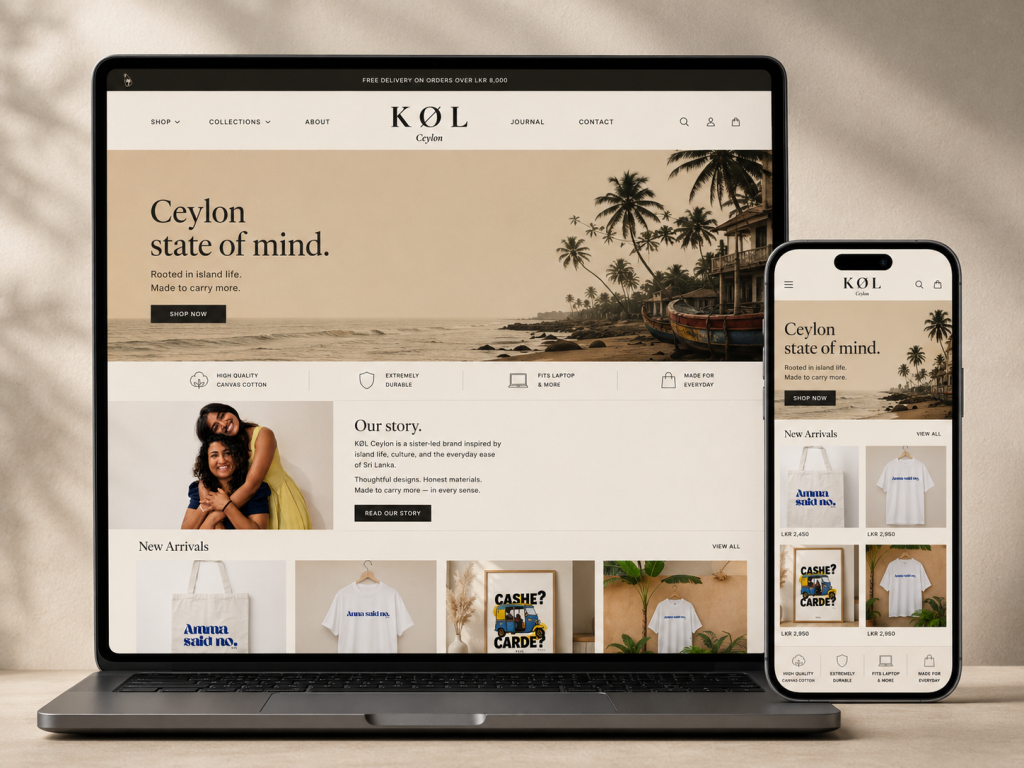 KØL Ceylon — Contemporary Sri Lankan Streetwear